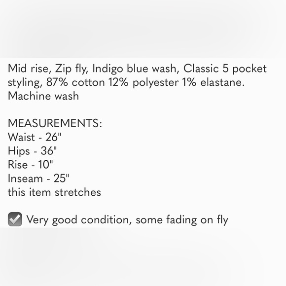 LEVIS | 721 Indigo Blue Mid Rise Skinny Cropped Jeans - Picture 4 of 4